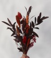 2021 Mini boeketje droogbloemen bruin rood oranje 800